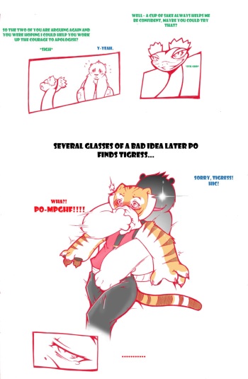 Kung fu Panda Short Comic cover