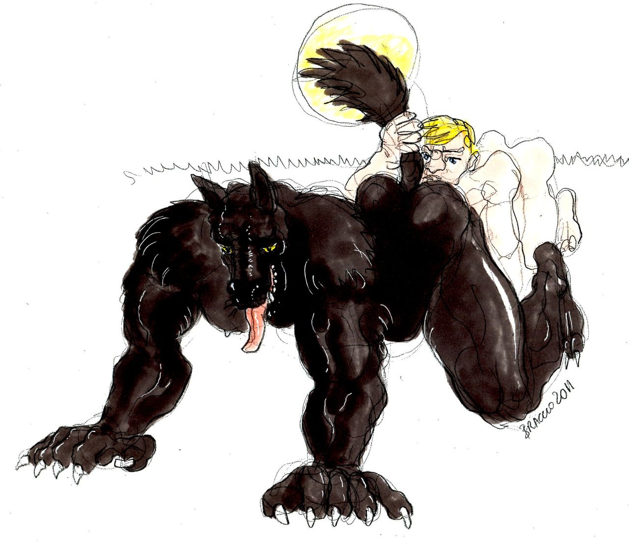 werewolf with man and woman page 3 full