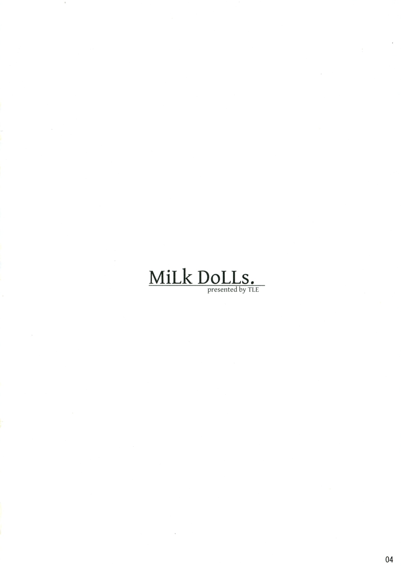 MiLK DoLLs page 4 full