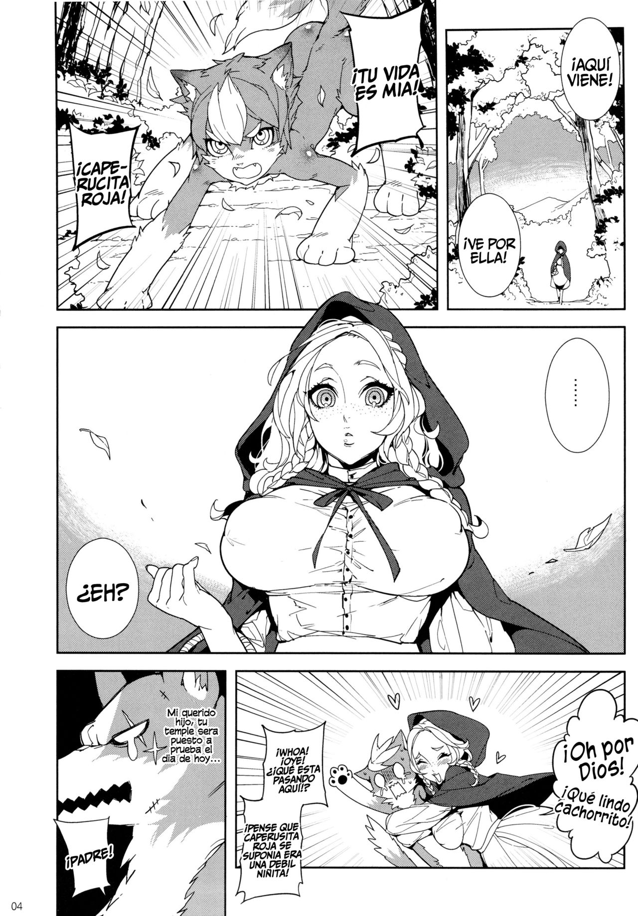 Dounen Hakai ~Ookina Akazukin &amp; Chiisaki Ookami~ - Big Red Riding Hood and the little wolf. | Destrucción de la Niñez ~La Gran Caperucita Roja Y El Pequeño Lobo~  =P666HF= page 5 full