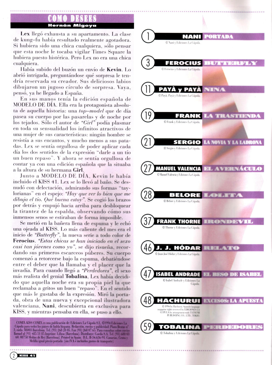 Kiss Comix #041 page 2 full