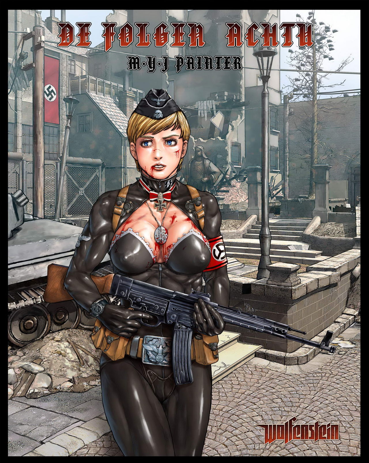 Nazi girl with STG-44 &amp; bondage page 2 full