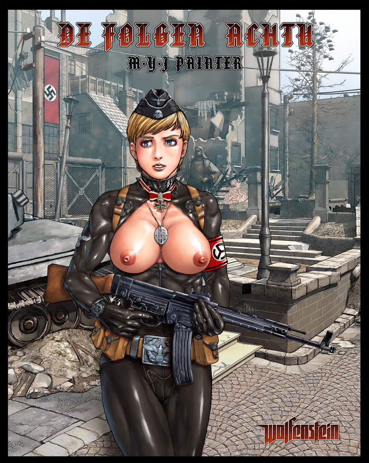 Nazi girl with STG-44 &amp; bondage page 7 full