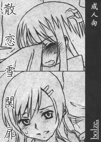 Chiru Koi Yuki no Seki no To cover