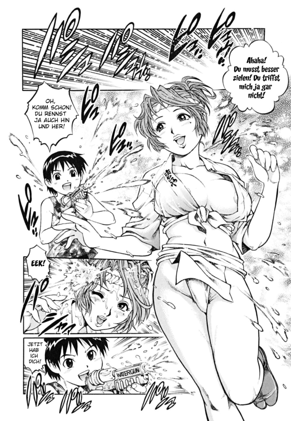 Momojiri Fundoshi Onee-san Nure Chichi Matsurida Wasshoi!! | Peach Butt, Fundoshi Lady A Wet T-Shirt Festival Wasshoi!! page 6 full