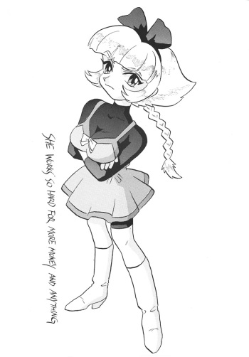 SHE WORKS SO HARD FOR MORE MONEY AND ANYTHING cover