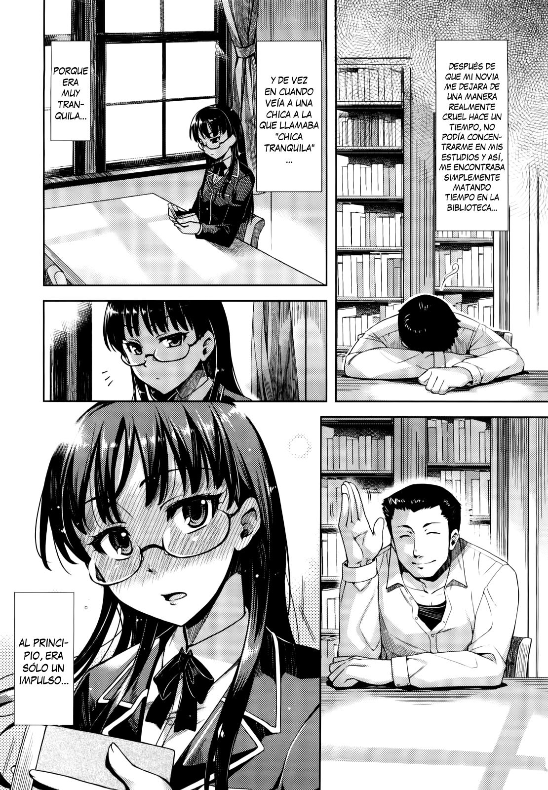 La Chica Tranquila de la Biblioteca page 5 full