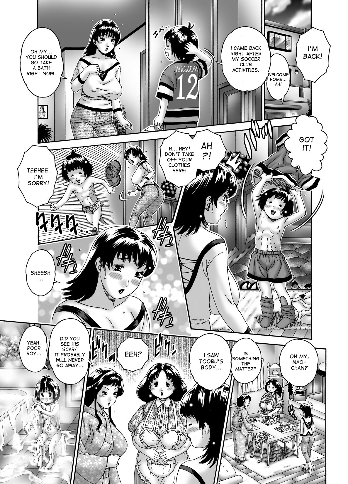 Nakadashi De Iinoyo ~Haha No Jukuniku~ | Three Mommy Alliance Ch. 1-4 page 4 full