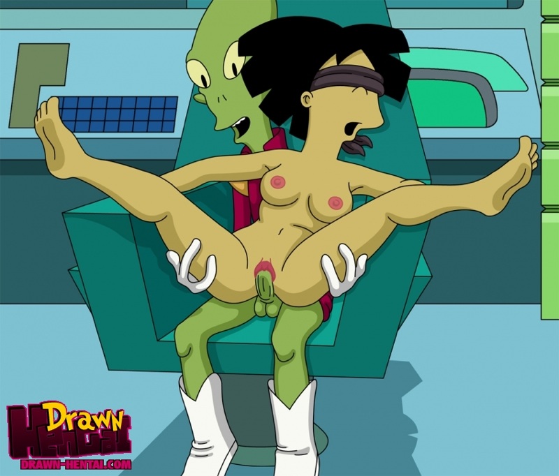 Futurama: Zapp Brannigan with Kif Kroker fack Emy Wong page 2 full