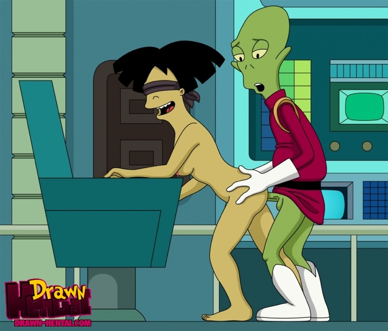 Futurama: Zapp Brannigan with Kif Kroker fack Emy Wong page 3 full