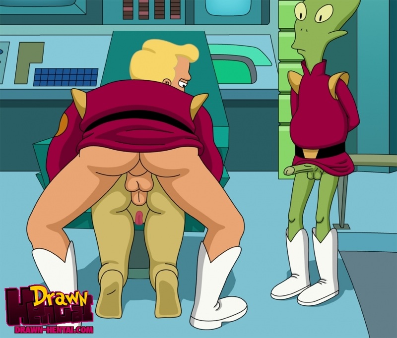 Futurama: Zapp Brannigan with Kif Kroker fack Emy Wong page 5 full