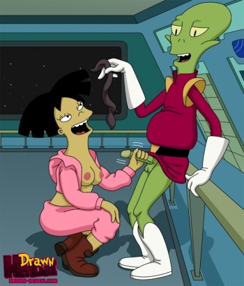 Futurama: Zapp Brannigan with Kif Kroker fack Emy Wong cover