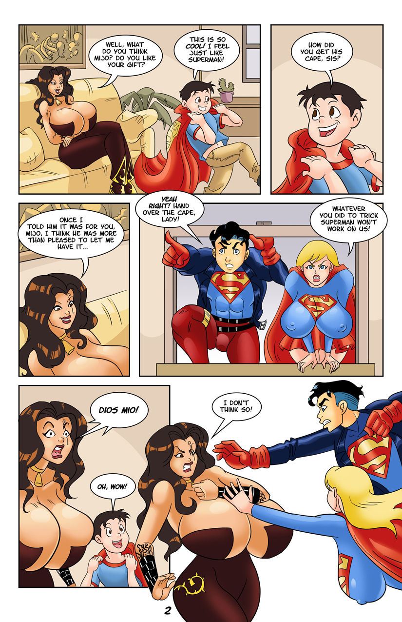 Superboy/Supergirl Comic page 2 full