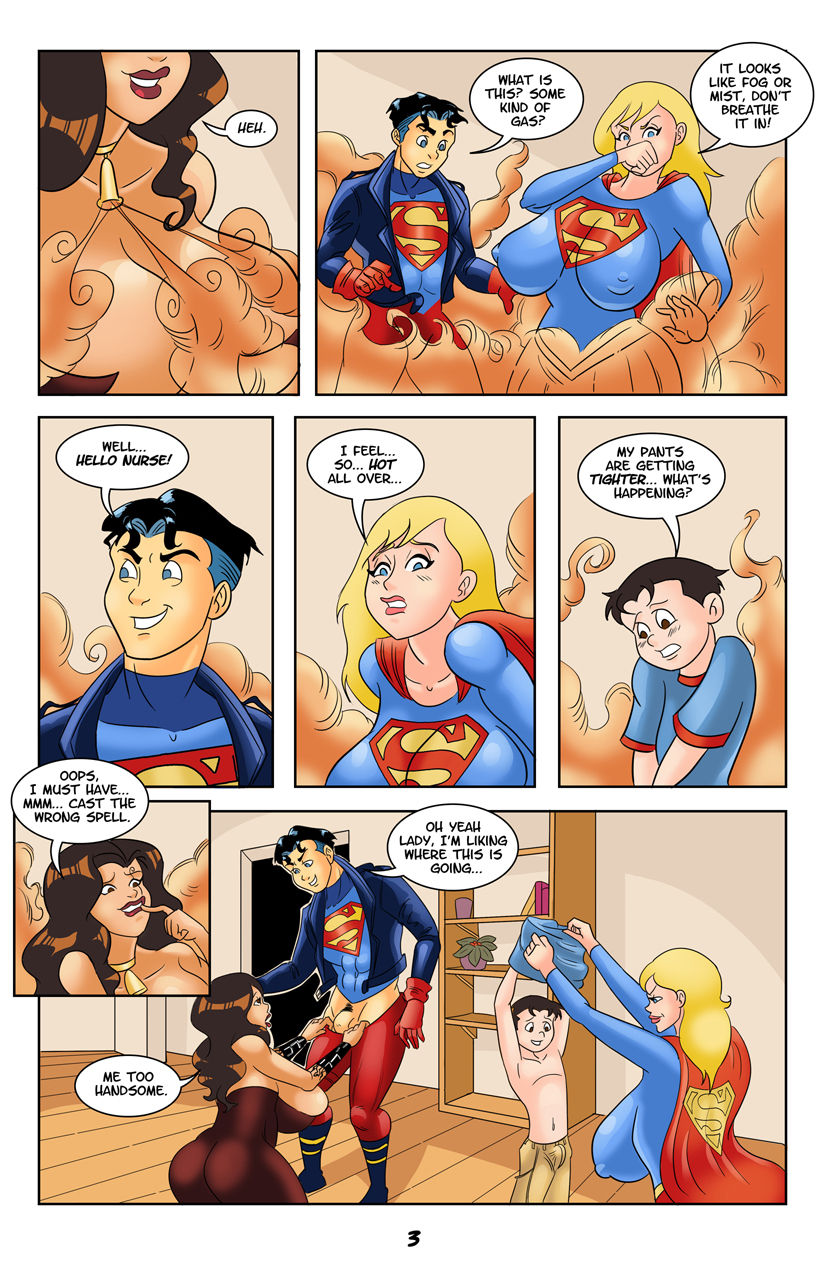 Superboy/Supergirl Comic page 3 full