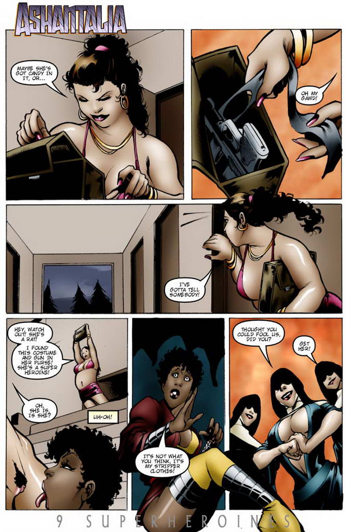 9 Superheroines - The Magazine #3 page 7 full