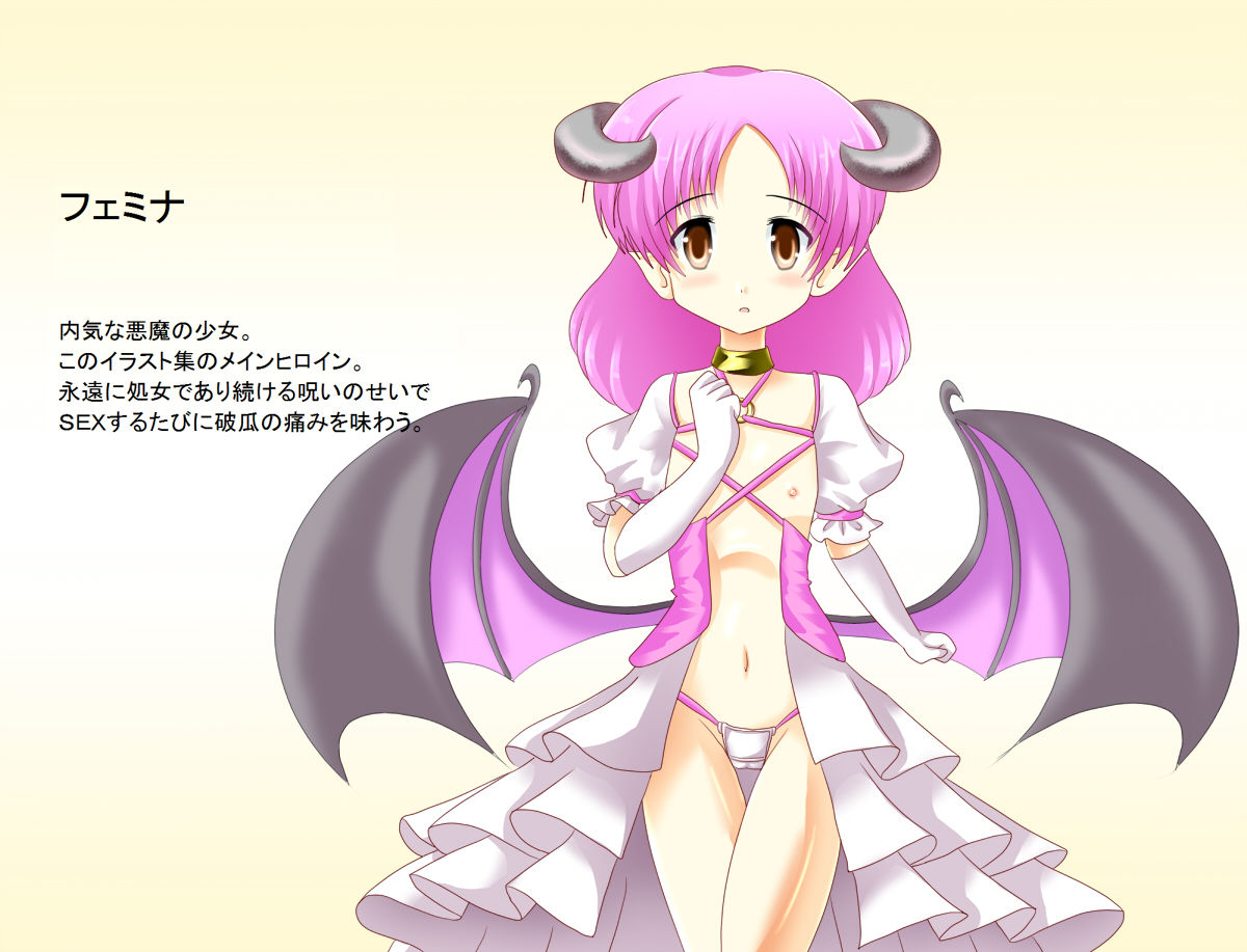 Loli Lez Shojo Akumakko wo Theme ni Ero Illust wo 40-mai hodo Egaita Mono page 2 full