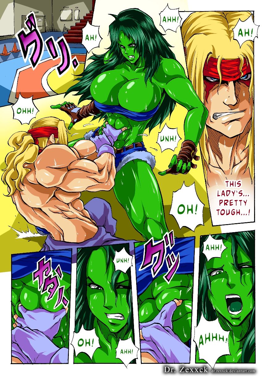 Alex vs. She Hulk page 1 full