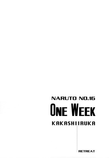 Naruto-One Week cover