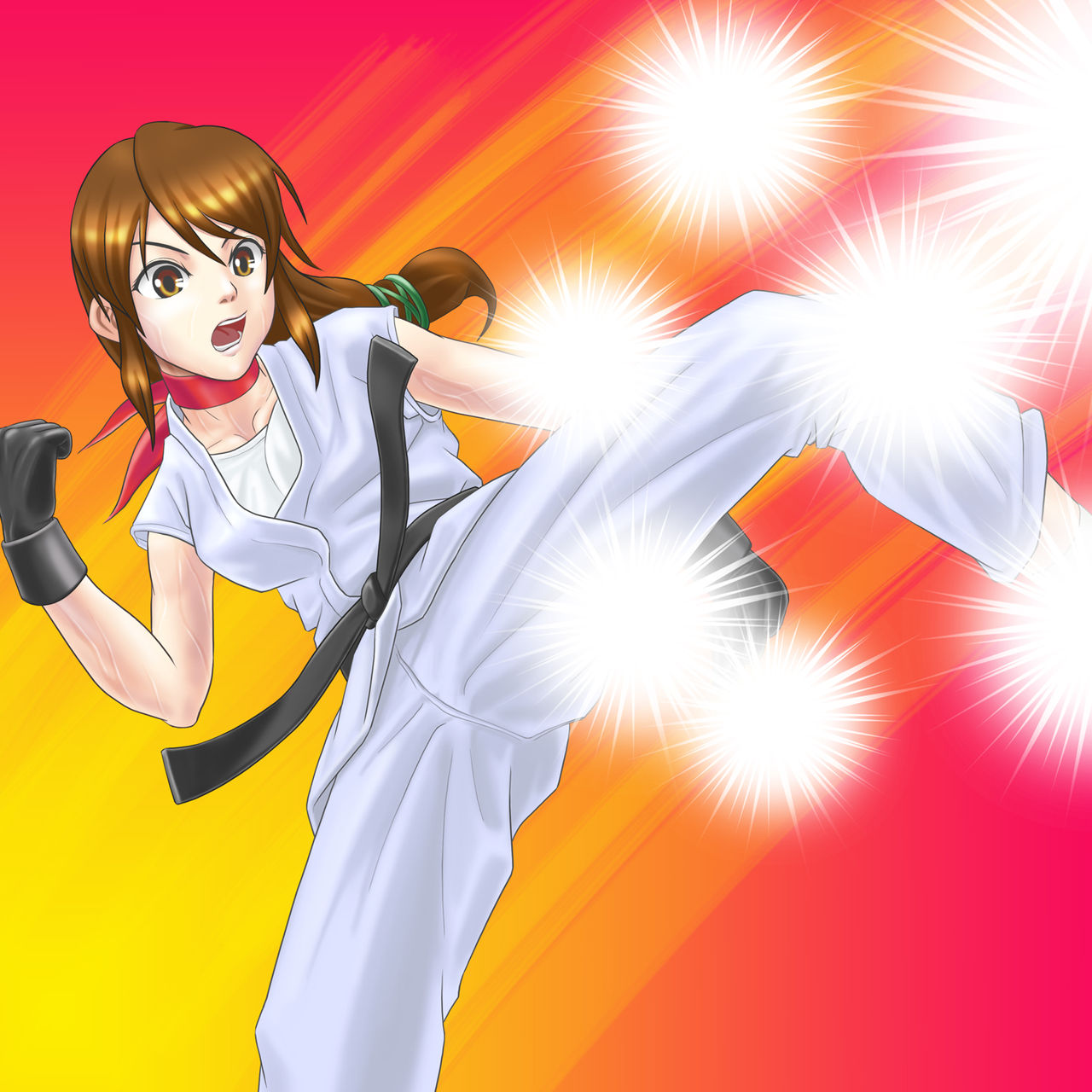Fighting girl page 9 full