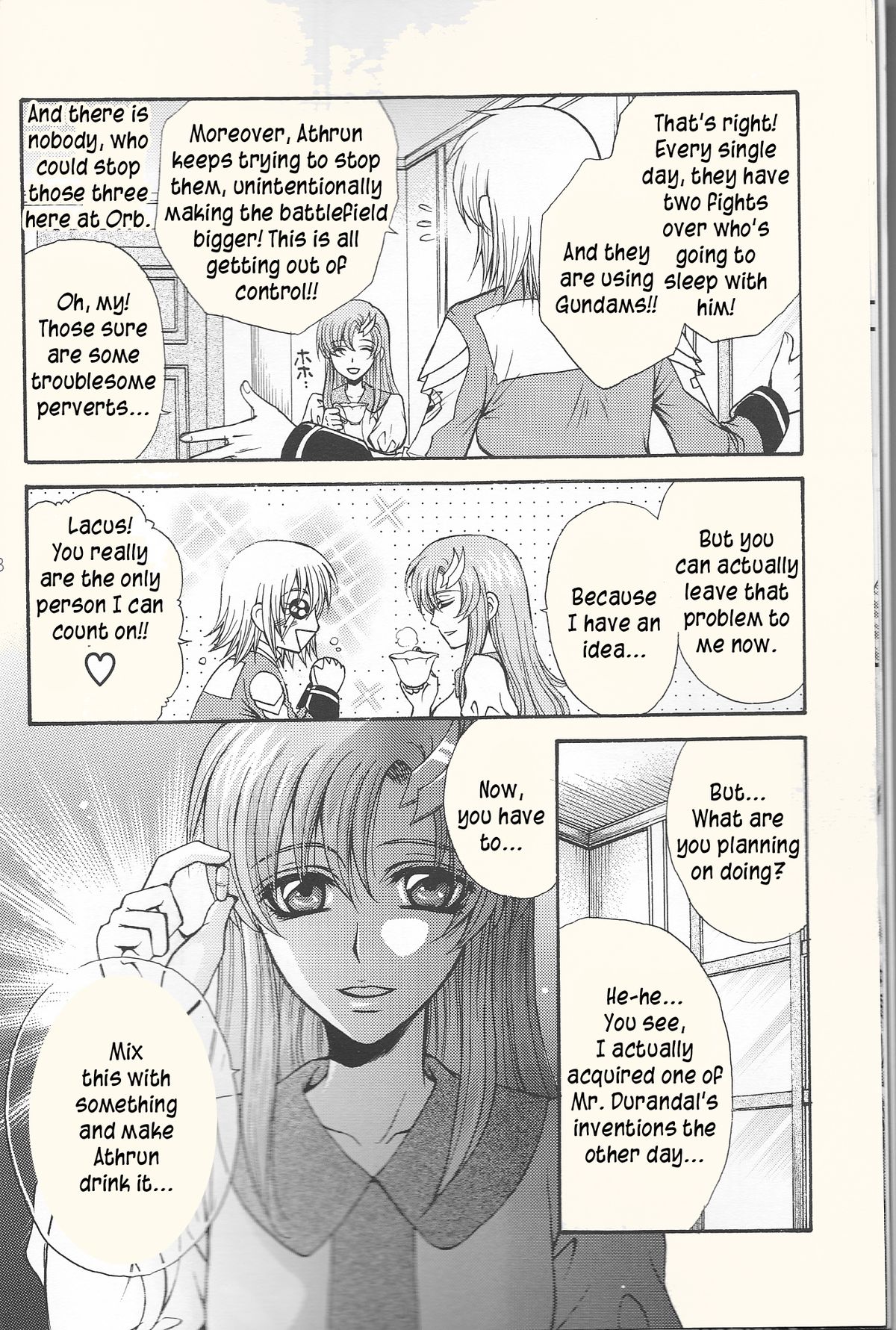 Ura Athrun. ~Athrun ga Onna no Ko ni Nacchatta!?~ page 8 full