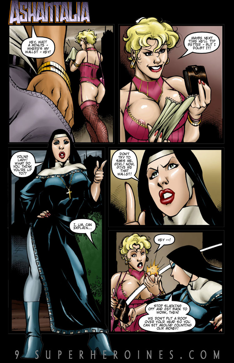 9 Superheroines - The Magazine #1 page 5 full