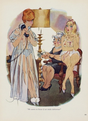 Doug Sneyd -  Playboy cartoons cover