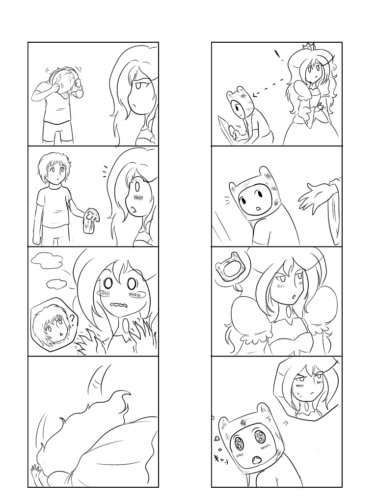 Adventure Time Short Comic: Hot Ice page 8 full