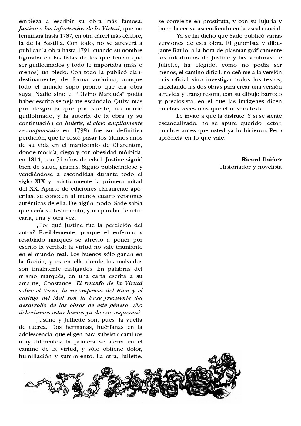 Justine &amp; Juliettte de Sade page 6 full
