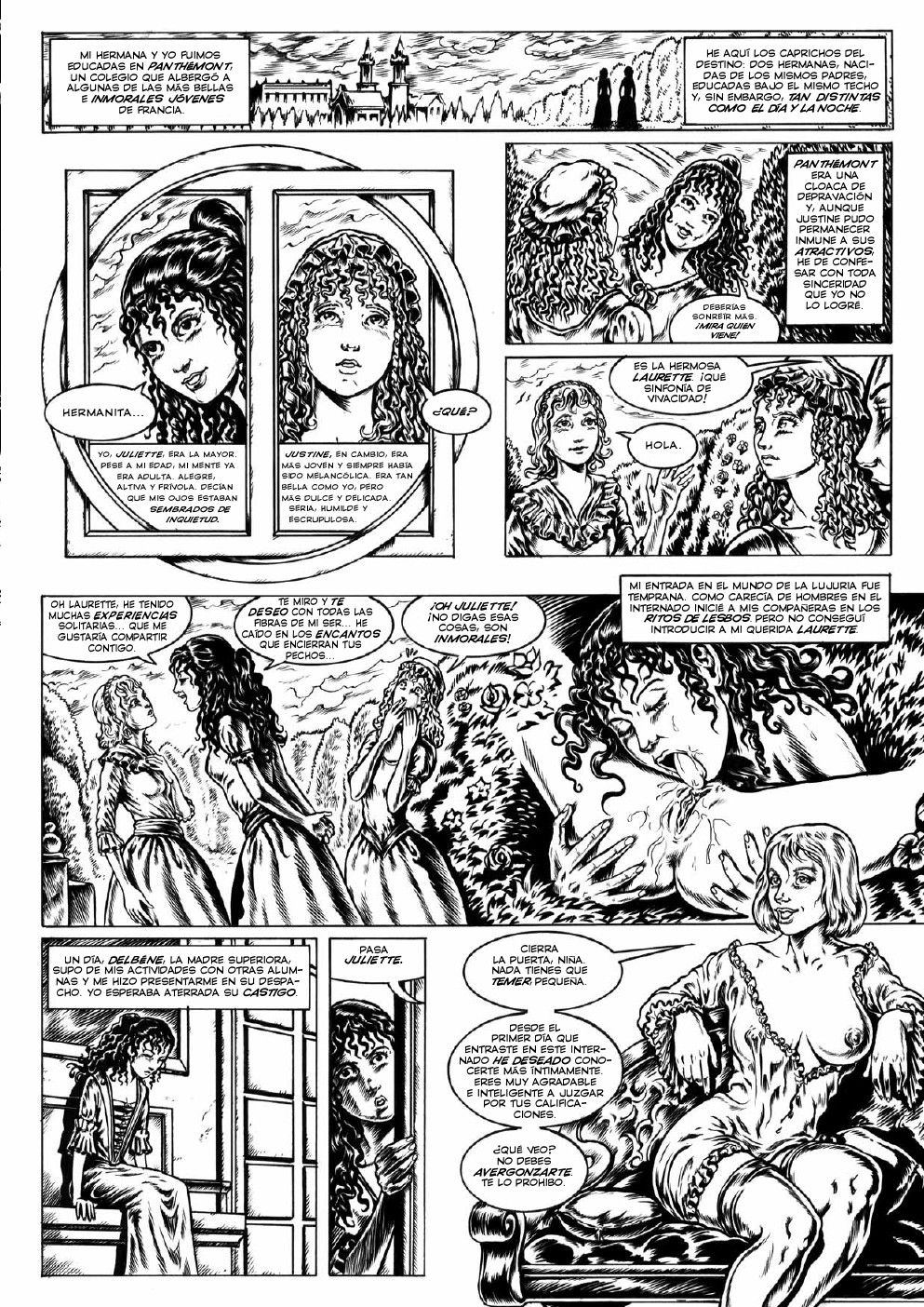Justine &amp; Juliettte de Sade page 9 full