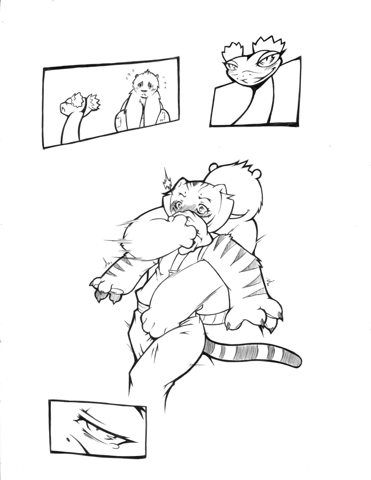 Tigress and Po's Fun Time page 1 full