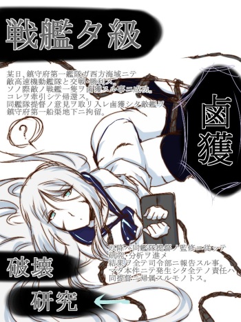 「戦艦タ級・鹵獲研究経過報告書」 cover