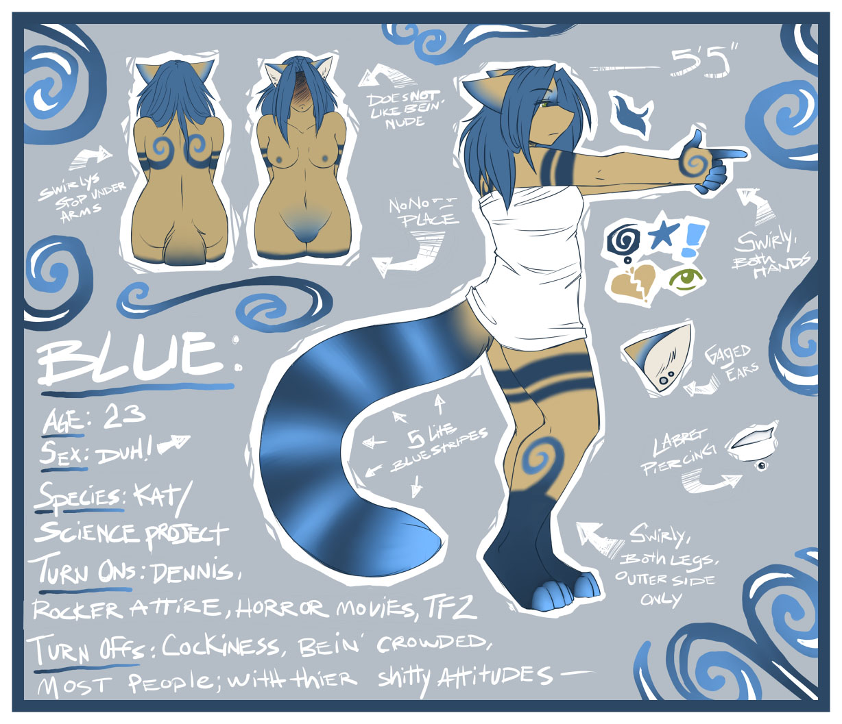 Furry artist - Blue page 5 full