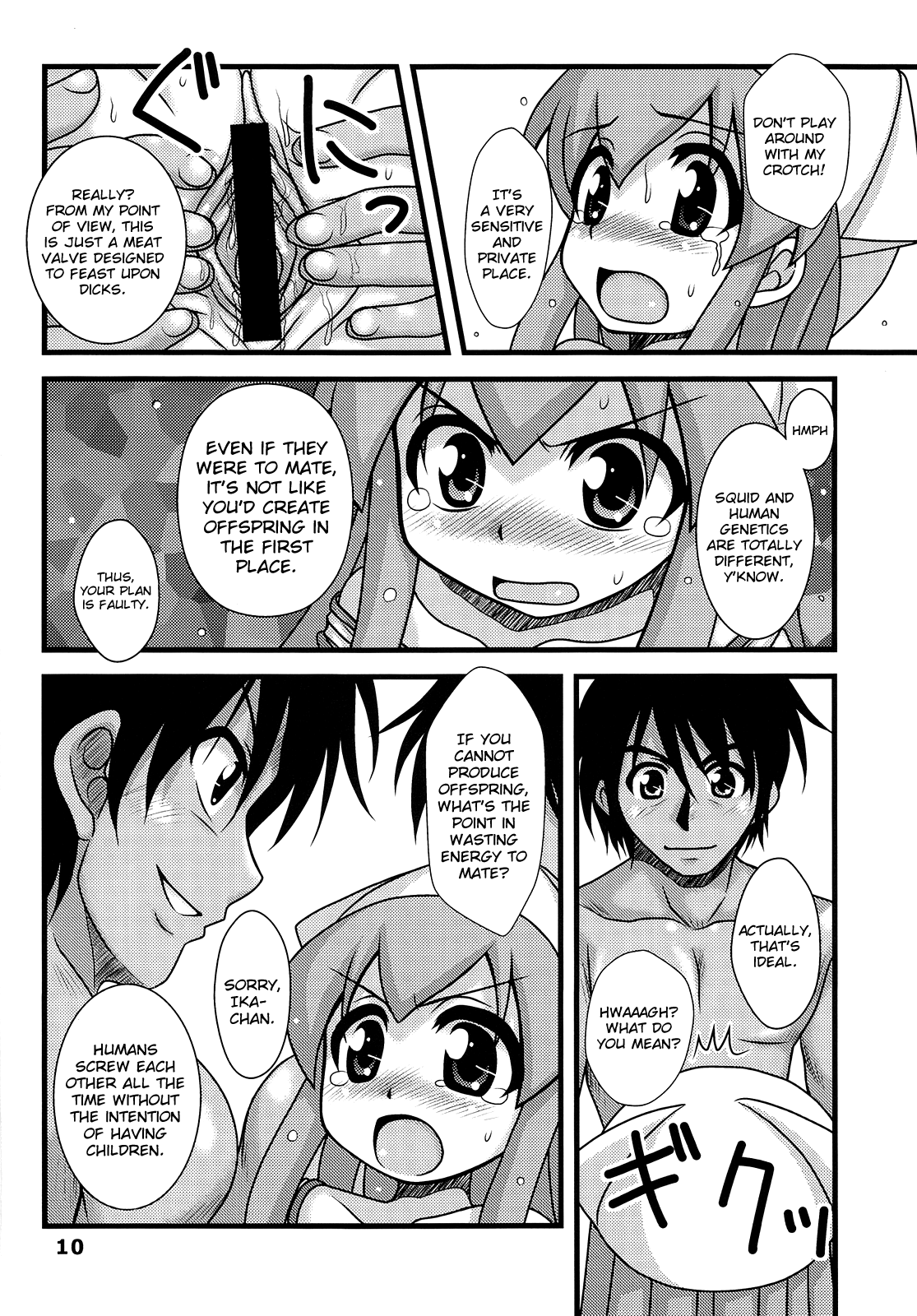 Ryoujoku! Ika Musume | Sexual Invasion! Ika Musume page 9 full