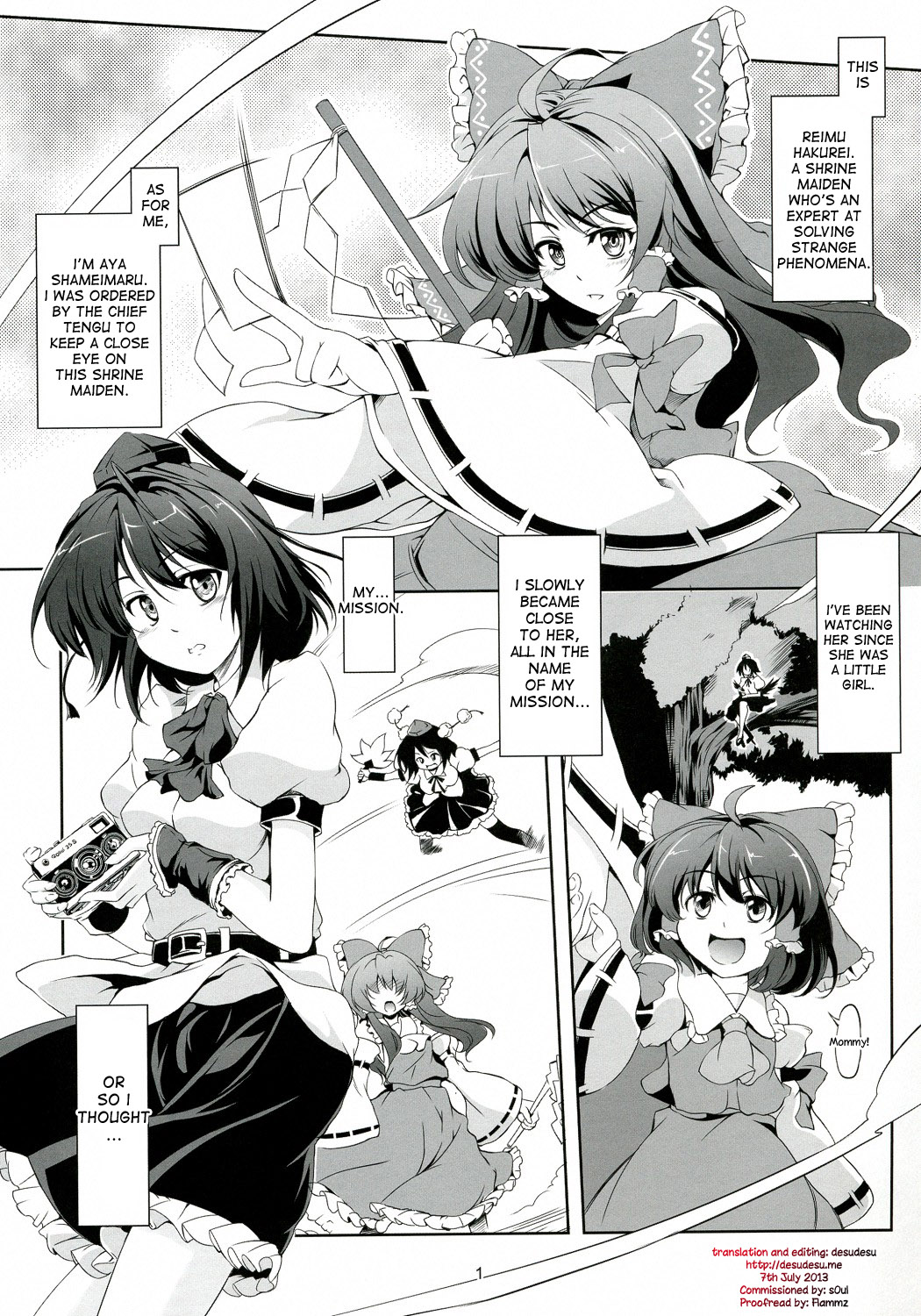 Touhou Koiiro Monogatari - AyaMu - page 2 full