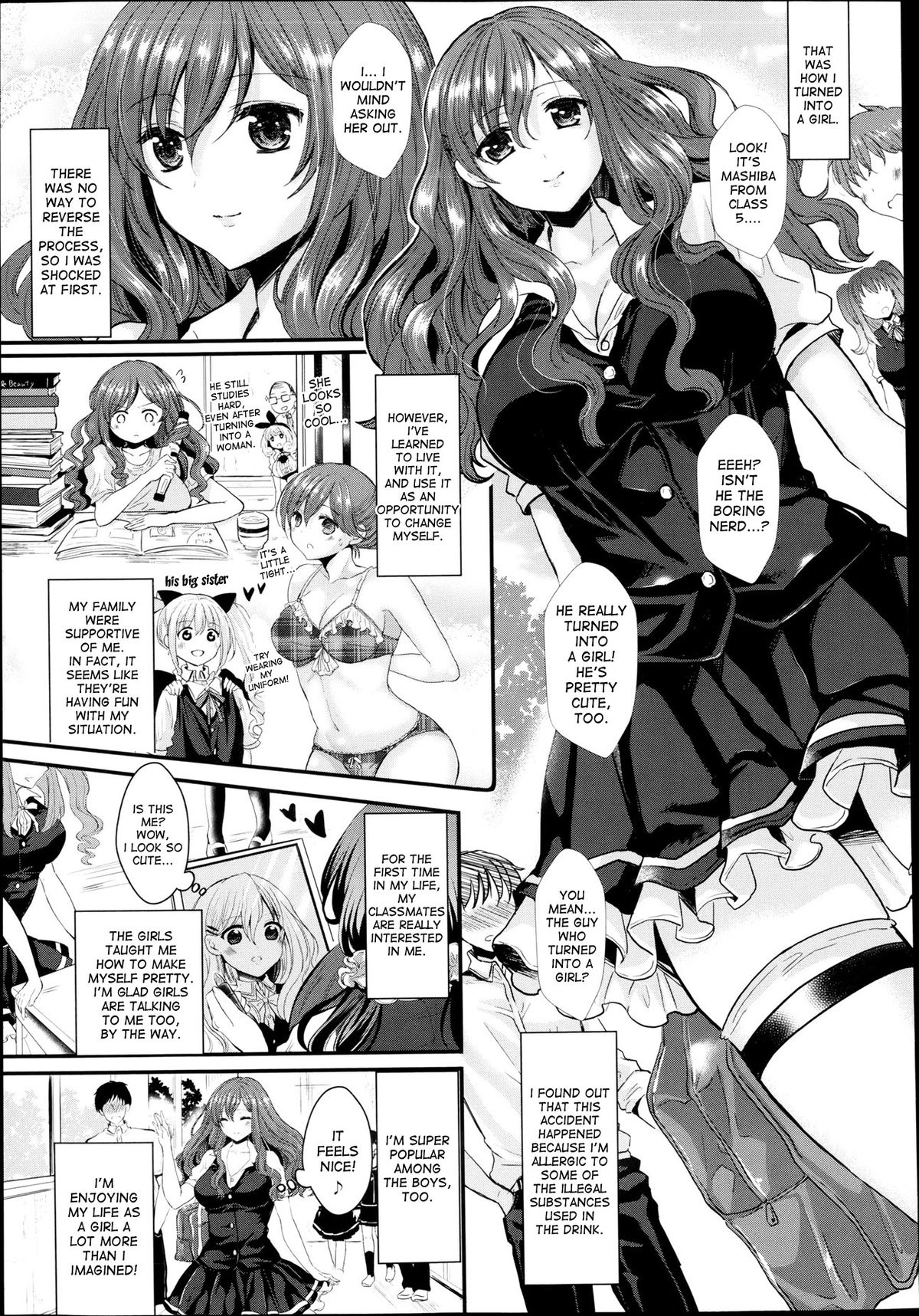 Hanten Kousei! Furyou to Onna no Boku | Offence Reversal! The Delinquent and Me, as a Woman page 3 full