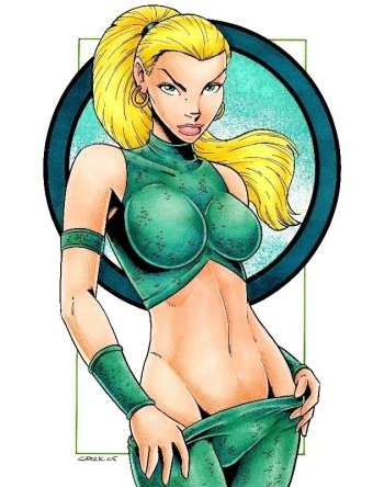 Namorita - New Warriors cover