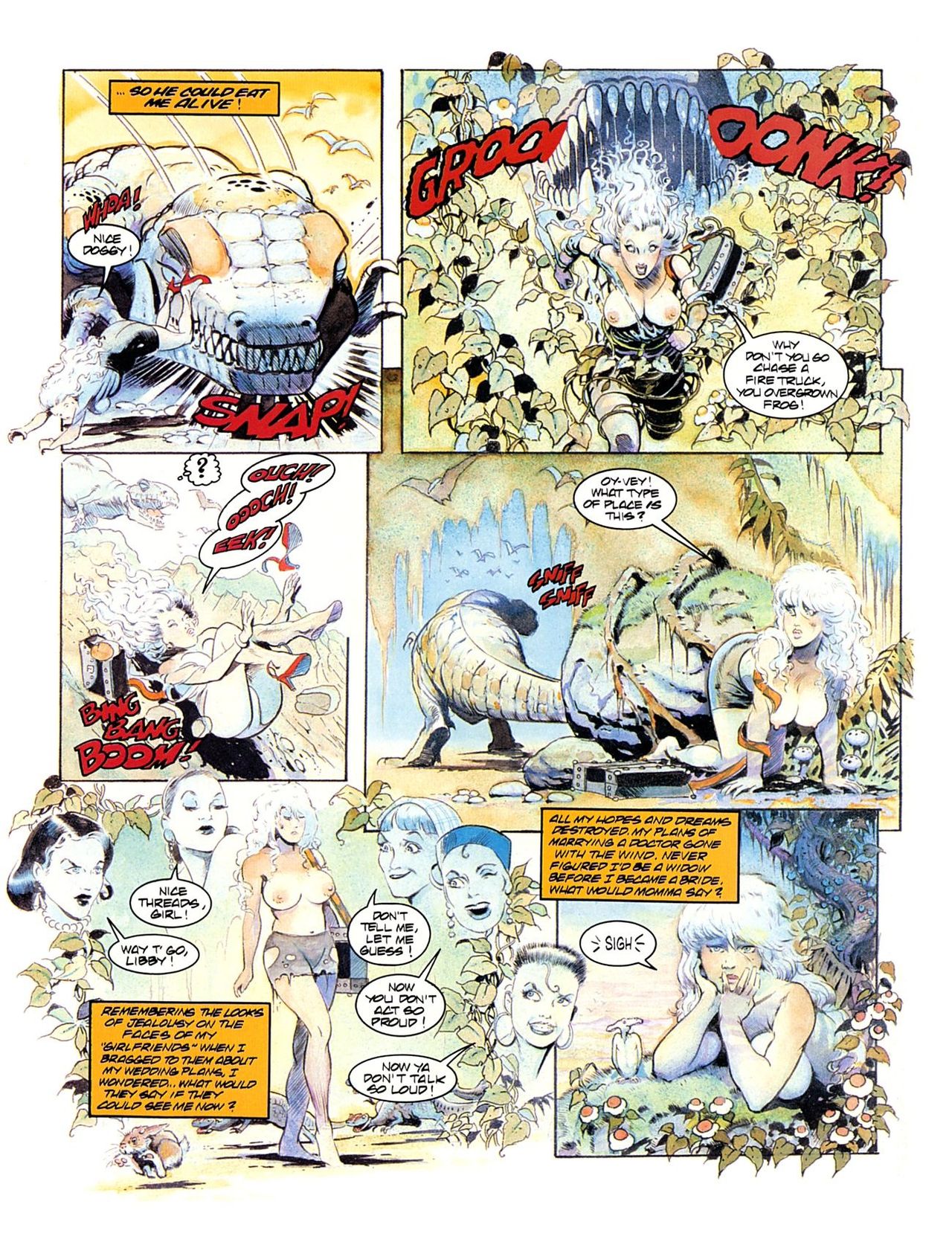 Libby and Latischa in the Lost World page 6 full