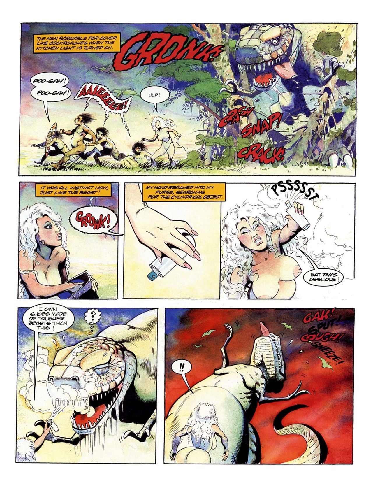 Libby and Latischa in the Lost World page 9 full