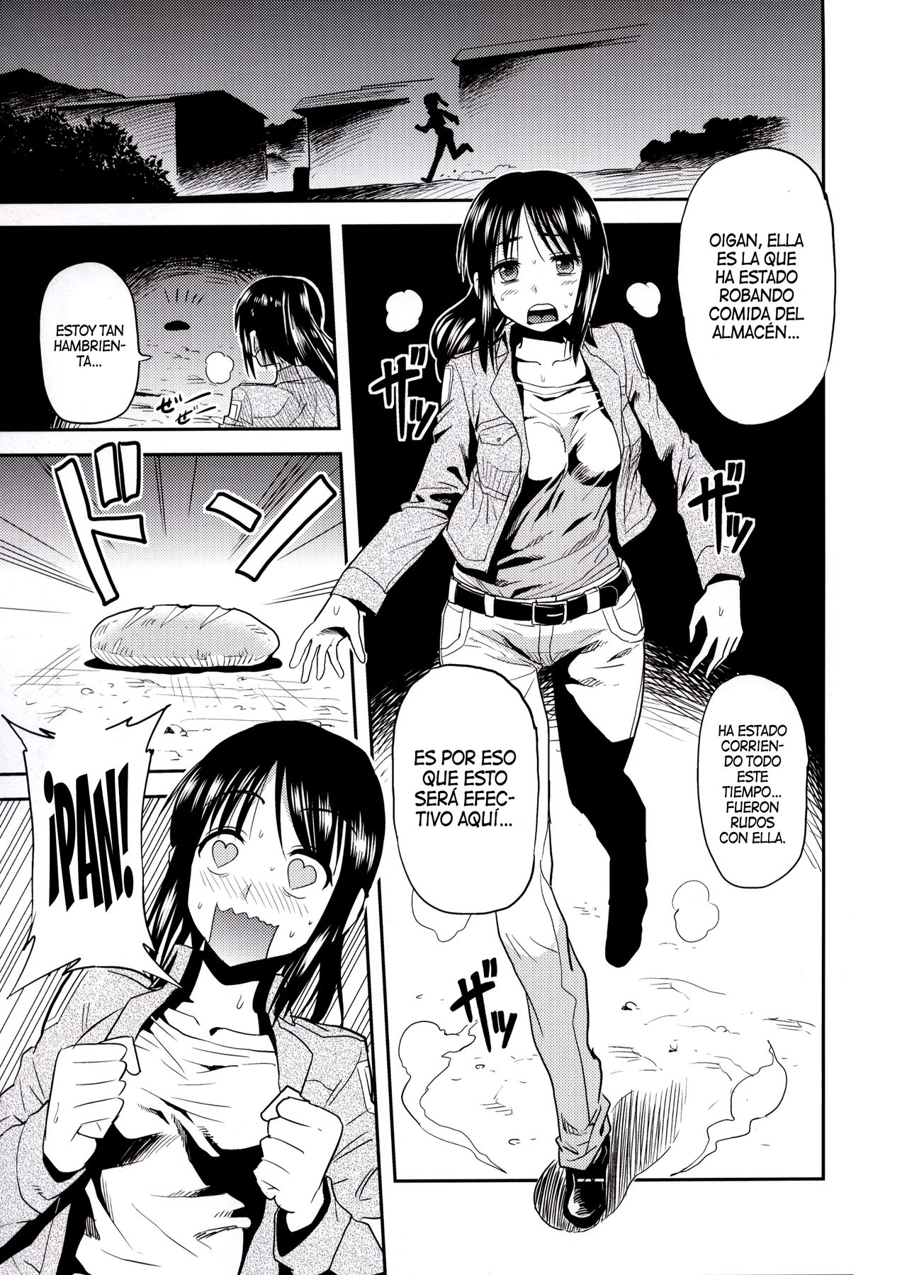 Shingeki no Harapeko Musume | Attack on Hungry Girl page 3 full