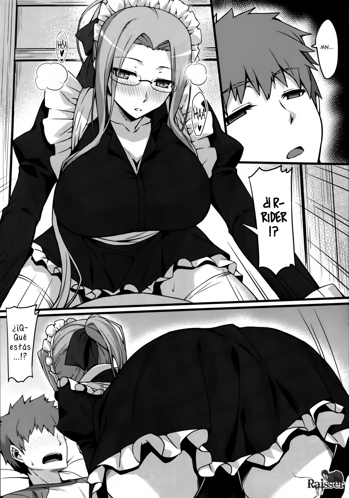 Rider-san to Maid Fuku. page 8 full