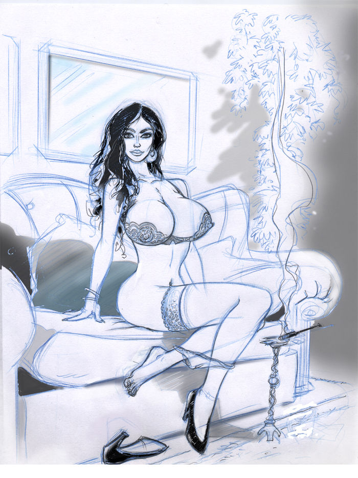 BlacknWhite Sketches page 3 full