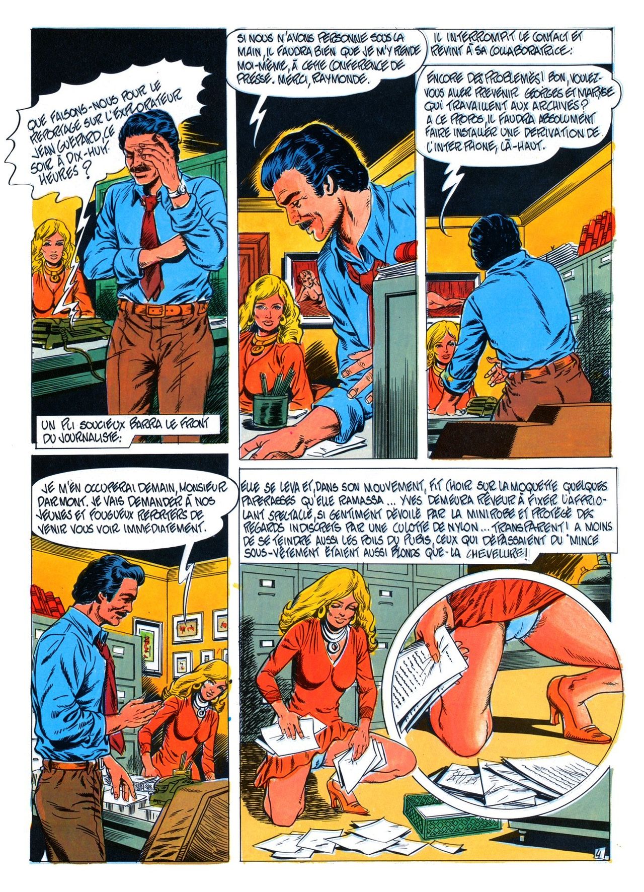 Trébor  &amp; Guieu - La deesse rouge page 5 full