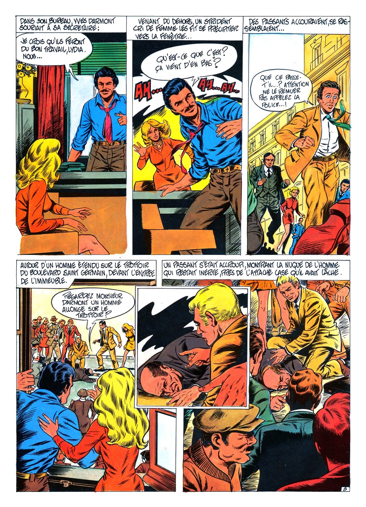 Trébor  &amp; Guieu - La deesse rouge page 9 full