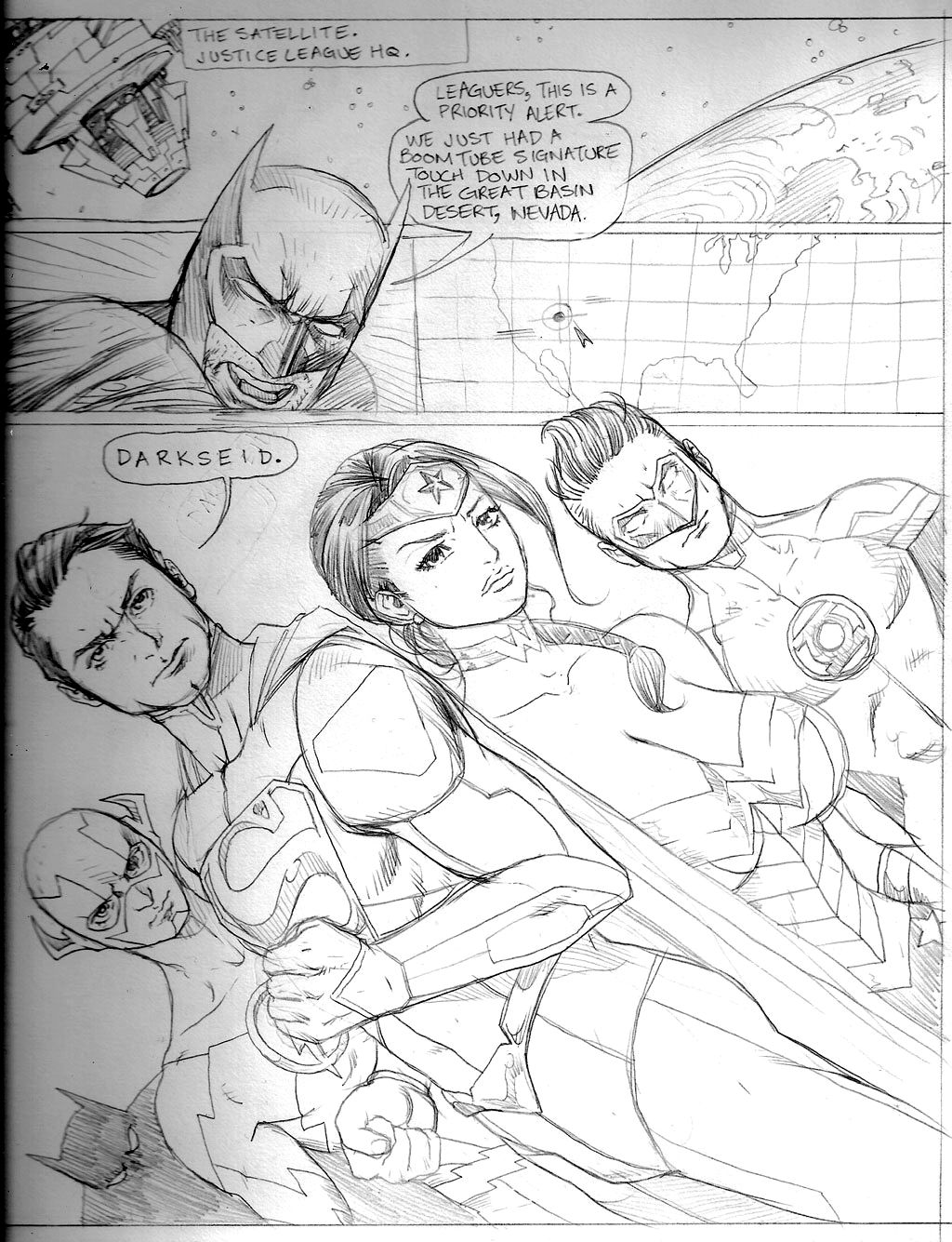 The Rape of Wonder Woman page 1 full