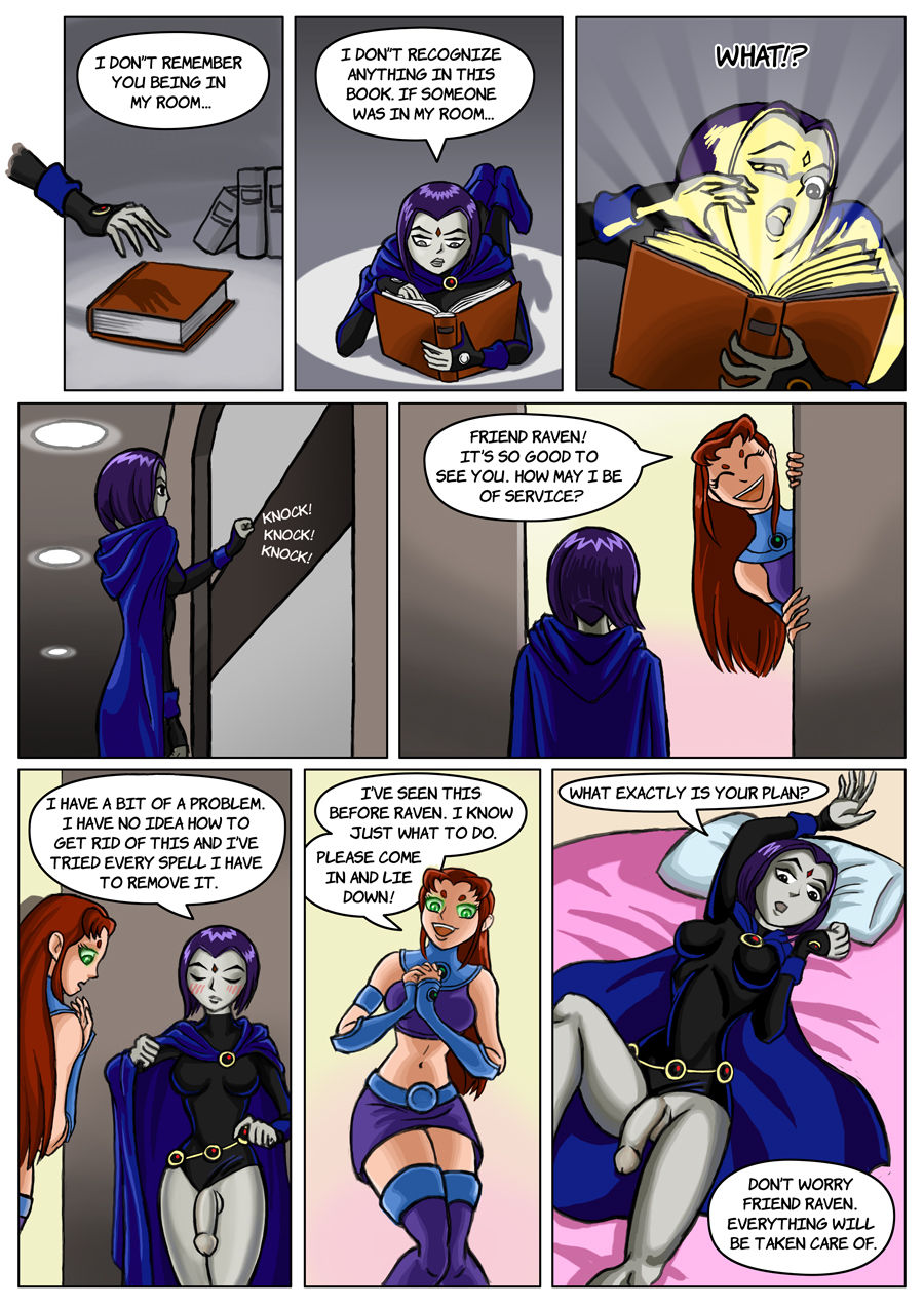 Starfire and Raven page 1 full