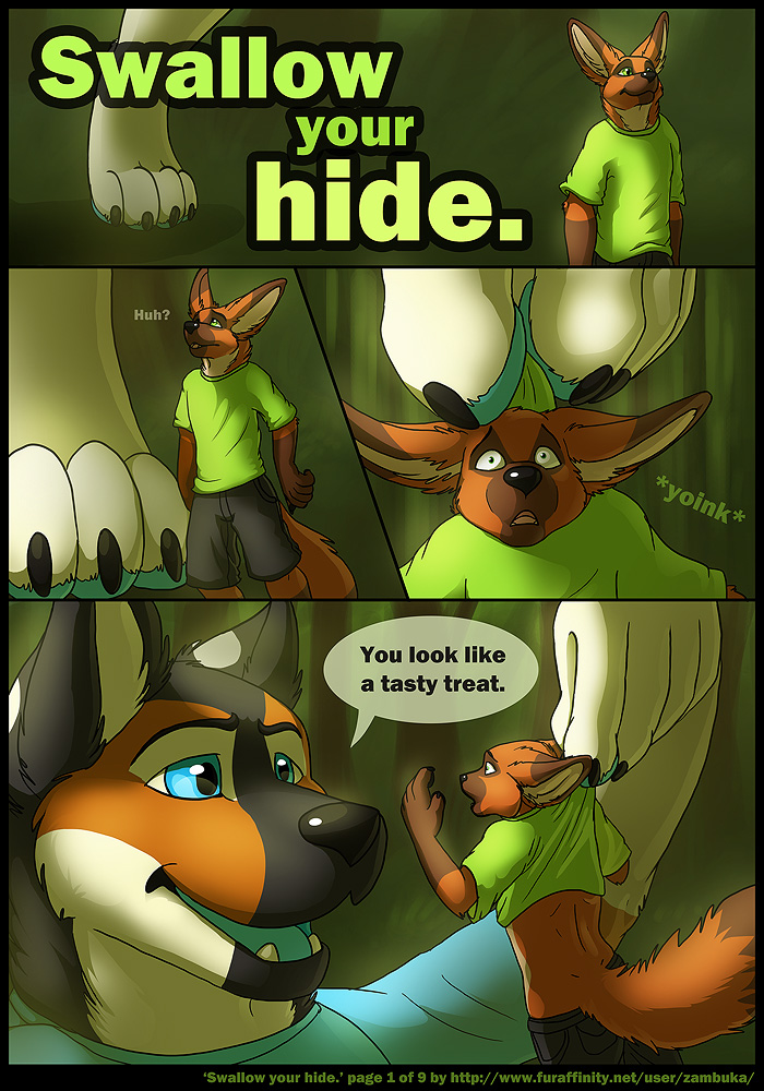 Swallow your hide. page 1 full