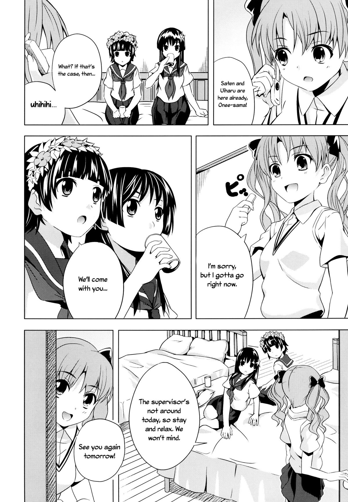 Uiharu no U Saten no Sa   =TV &amp; Yuri-ism= page 4 full