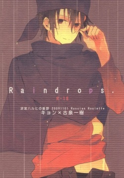 Raindrops.