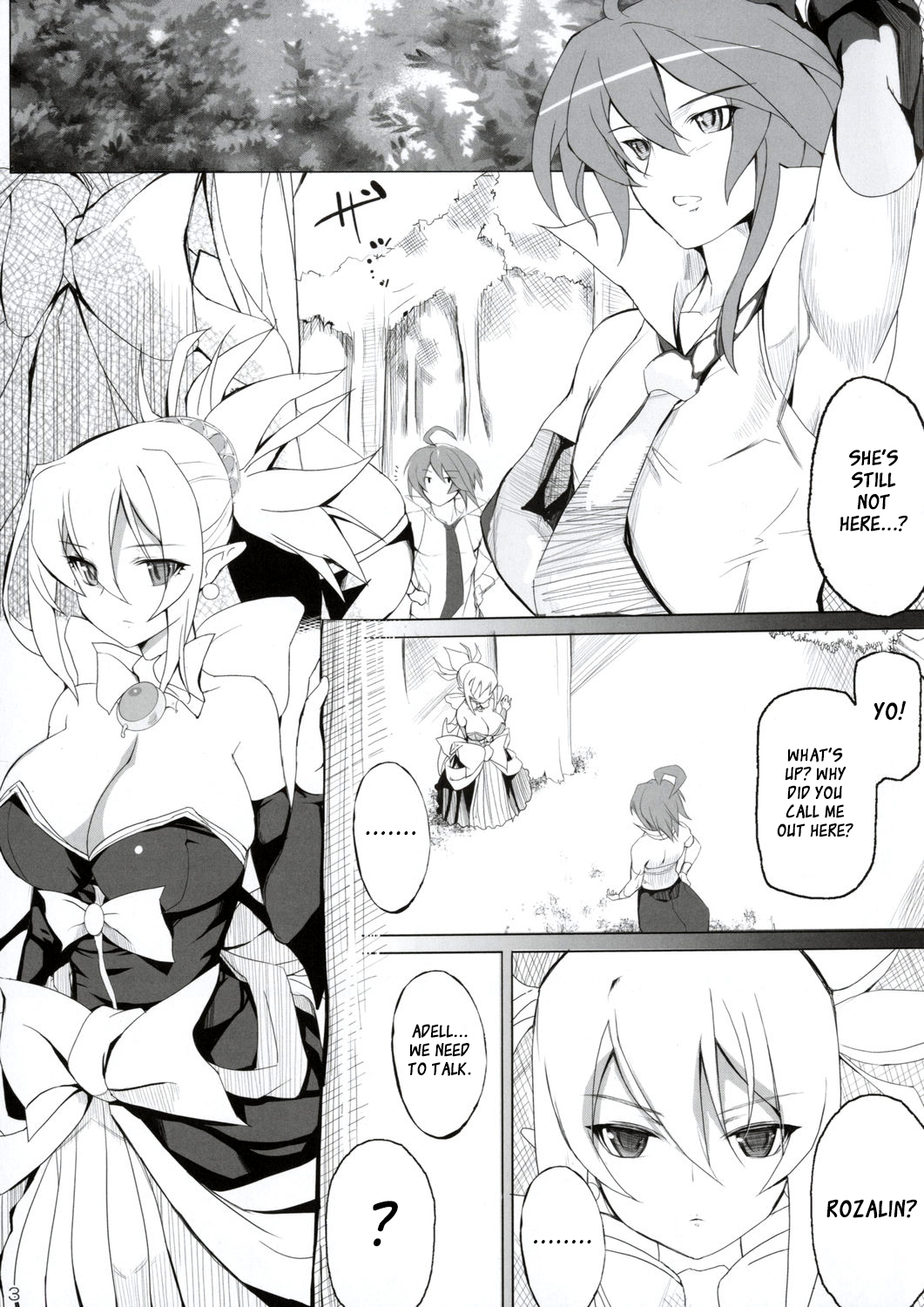 Tsun Ero Rosalie ga Sekimen suru hodo Amaama ni Kenagena Gohoushi de Hatsu Ecchi shichau Hon page 2 full
