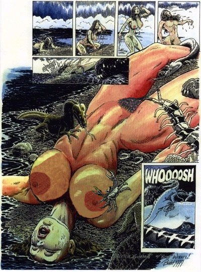 Cavewoman Augmented Erotica Pinup Gallery page 1 full